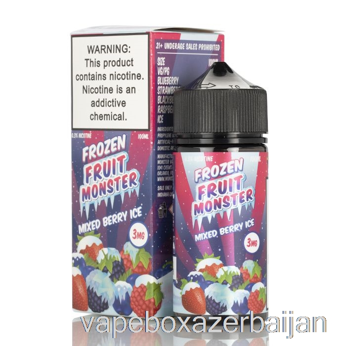 Vape Smoke ICE Mixed Berry - Frozen Fruit Monster - 100mL 0mg